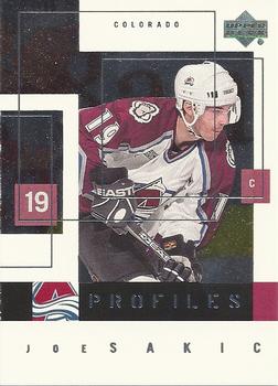2000-01 Upper Deck - Profiles #P2 Joe Sakic Front