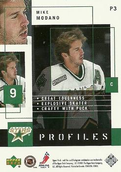 2000-01 Upper Deck - Profiles #P3 Mike Modano Back