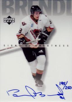 2000-01 Upper Deck - Signs of Greatness #S-PB Pavel Brendl Front