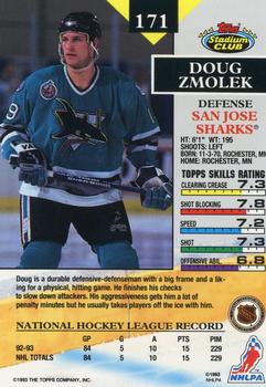 1993-94 Stadium Club #171 Doug Zmolek Back