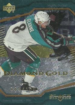 2000-01 Upper Deck Black Diamond - Gold #2 Teemu Selanne Front