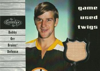 2000-01 Upper Deck Heroes - Game-Used Twigs #T-BO Bobby Orr Front