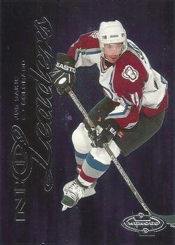 2000-01 Upper Deck Heroes - NHL Leaders #L3 Joe Sakic Front