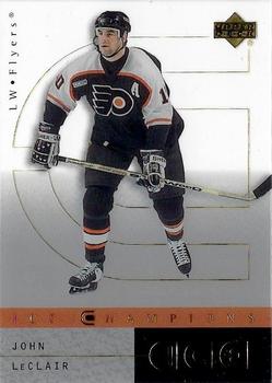 2000-01 Upper Deck Ice - Ice Champions #IC5 John LeClair Front
