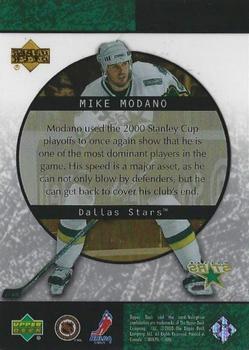2000-01 Upper Deck Ice - Ice Rink Favorites #FP4 Mike Modano Back