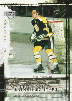 2000-01 Upper Deck Legends - Enshrined Stars #ES12 Phil Esposito Front