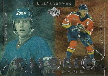 2000-01 Upper Deck Legends - Essence of the Game #EG3 Pavel Bure / Mike Bossy Front