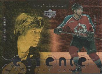 2000-01 Upper Deck Legends - Essence of the Game #EG7 Ray Bourque / Bobby Orr Front
