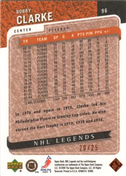 2000-01 Upper Deck Legends - Legendary Collection Bronze #96 Bobby Clarke Back
