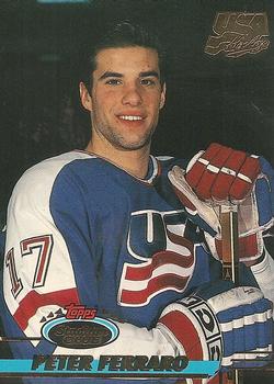 1993-94 Stadium Club - Team USA #6 Peter Ferraro Front