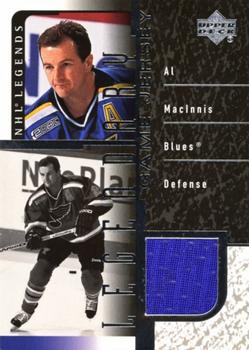 2000-01 Upper Deck Legends - Legendary Game Jerseys #J-AM Al Macinnis Front