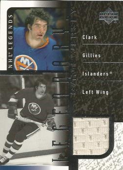 2000-01 Upper Deck Legends - Legendary Game Jerseys #J-CG Clark Gillies Front