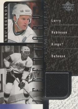 2000-01 Upper Deck Legends - Legendary Game Jerseys #J-LR Larry Robinson Front