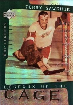 2000-01 Upper Deck Legends - Legends of the Cage #LC9 Terry Sawchuk Front