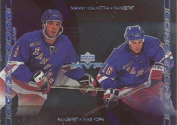 2000-01 Upper Deck MVP - MVP Execellence #ME9 Manny Malhotra / Mike York Front