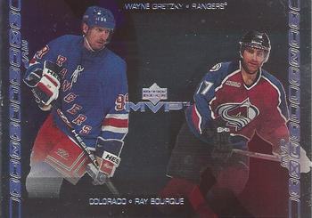 2000-01 Upper Deck MVP - MVP Execellence #ME10 Wayne Gretzky / Ray Bourque Front
