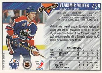 1993-94 Topps Premier #459 Vladimir Vujtek Back