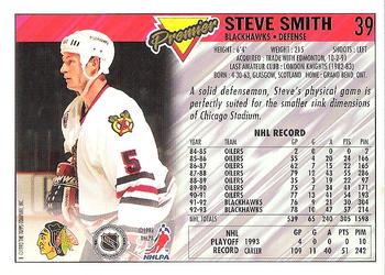 1993-94 Topps Premier #39 Steve Smith Back
