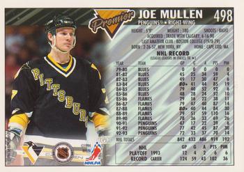 1993-94 Topps Premier #498 Joe Mullen Back