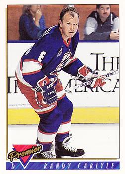 1993-94 Topps Premier #86 Randy Carlyle Front