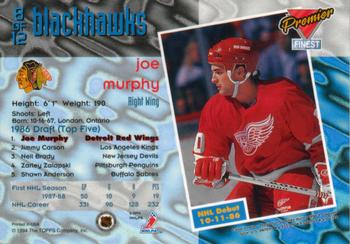 1993-94 Topps Premier - Finest #8 Joe Murphy Back