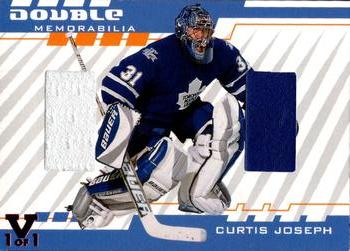 2001-02 Be a Player Between the Pipes - Double Memorabilia #DM-21 Curtis Joseph Front