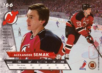 1993-94 Ultra #166 Alexander Semak Back