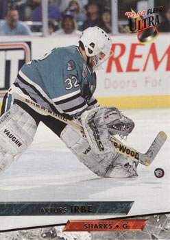 1993-94 Ultra #145 Arturs Irbe Front