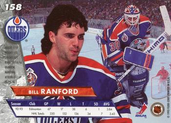 1993-94 Ultra #158 Bill Ranford Back