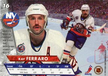 1993-94 Ultra #16 Ray Ferraro Back