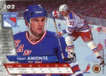1993-94 Ultra #202 Tony Amonte Back