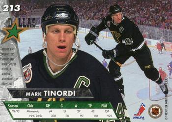 1993-94 Ultra #213 Mark Tinordi Back