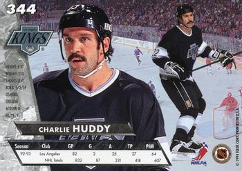 1993-94 Ultra #344 Charlie Huddy Back