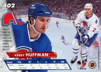 1993-94 Ultra #402 Kerry Huffman Back