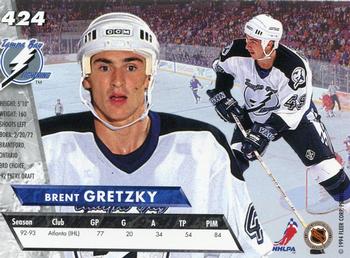 Brent Gretzky Hockey Stats and Profile at