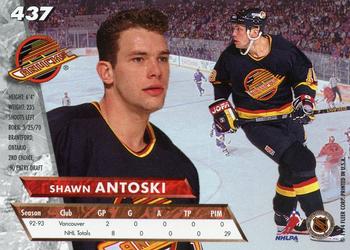 1993-94 Ultra #437 Shawn Antoski Back