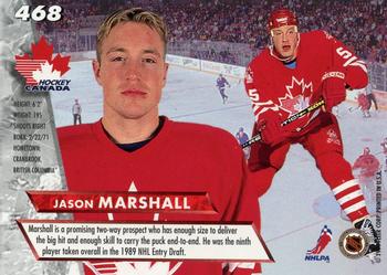 1993-94 Ultra #468 Jason Marshall Back