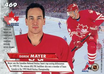1993-94 Ultra #469 Derek Mayer Back