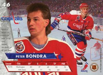 1993-94 Ultra #46 Peter Bondra Back