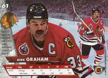 1993-94 Ultra #61 Dirk Graham Back