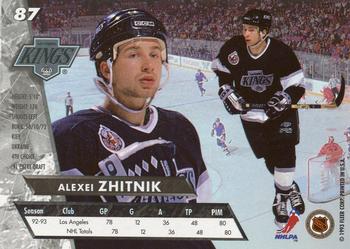 1993-94 Ultra #87 Alexei Zhitnik Back