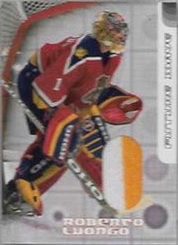 2001-02 Be a Player Between the Pipes - Future Wave #FW-04 Roberto Luongo Front