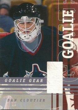 2001-02 Be a Player Between the Pipes - Goalie Gear #GG-08 Dan Cloutier Front