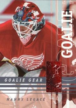 2001-02 Be a Player Between the Pipes - Goalie Gear #GG-11 Manny Legace Front