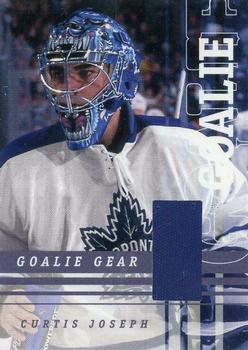 2001-02 Be a Player Between the Pipes - Goalie Gear #GG-24 Curtis Joseph Front