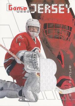 2001-02 Be a Player Between the Pipes - Jerseys #GJ-04 Arturs Irbe Front