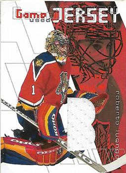 2001-02 Be a Player Between the Pipes - Jerseys #GJ-10 Roberto Luongo Front
