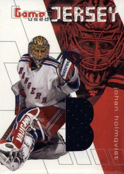 2001-02 Be a Player Between the Pipes - Jerseys #GJ-38 Johan Holmqvist Front