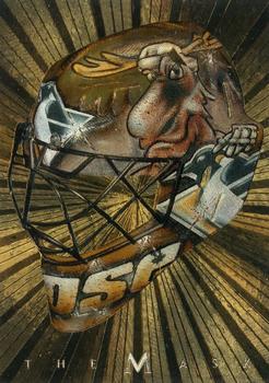 2001-02 Be a Player Between the Pipes - The Mask Gold #NNO Johan Hedberg Front