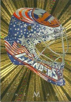 2001-02 Be a Player Between the Pipes - The Mask Gold #NNO Rick Dipietro Front